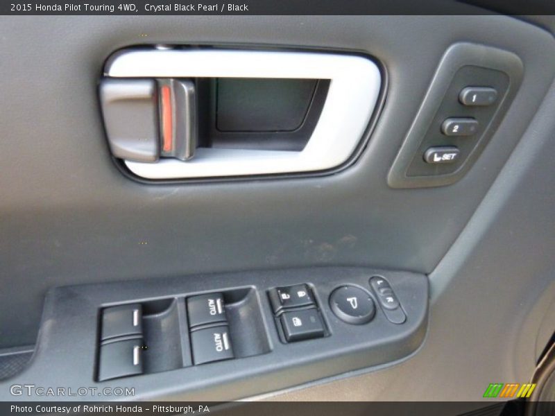 Crystal Black Pearl / Black 2015 Honda Pilot Touring 4WD