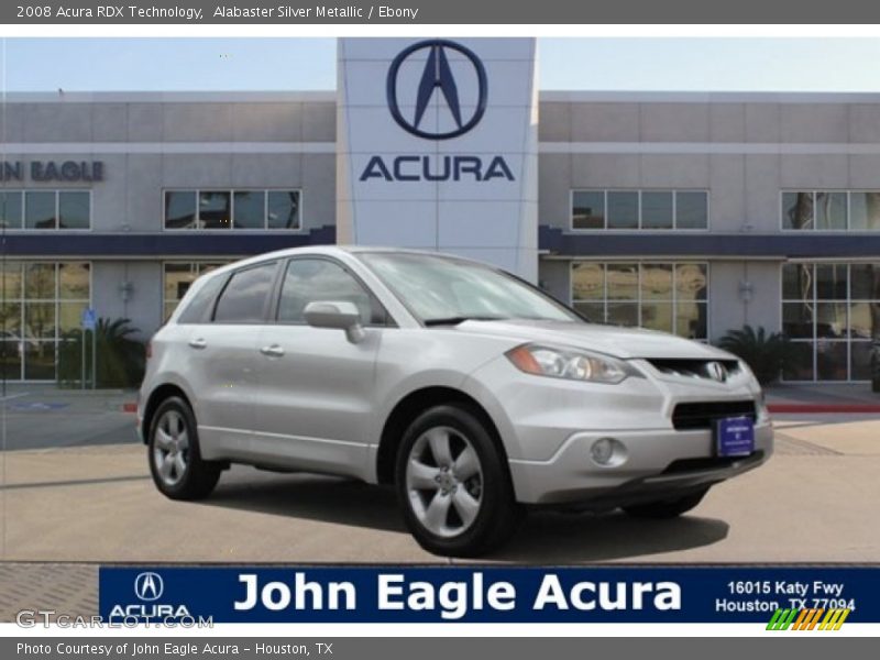 Alabaster Silver Metallic / Ebony 2008 Acura RDX Technology