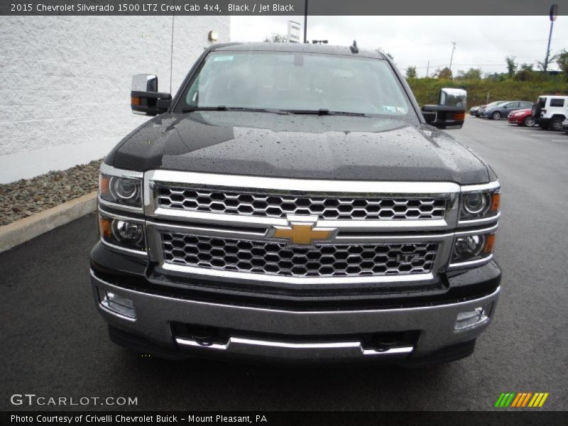 Black / Jet Black 2015 Chevrolet Silverado 1500 LTZ Crew Cab 4x4