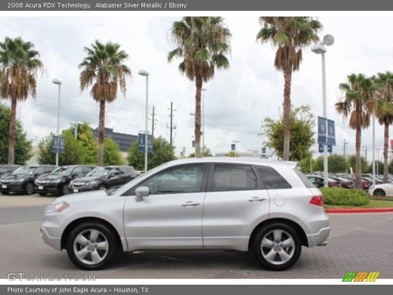 Alabaster Silver Metallic / Ebony 2008 Acura RDX Technology