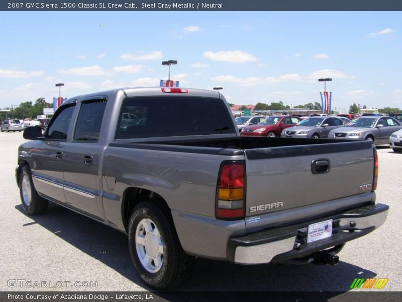 Steel Gray Metallic / Neutral 2007 GMC Sierra 1500 Classic SL Crew Cab