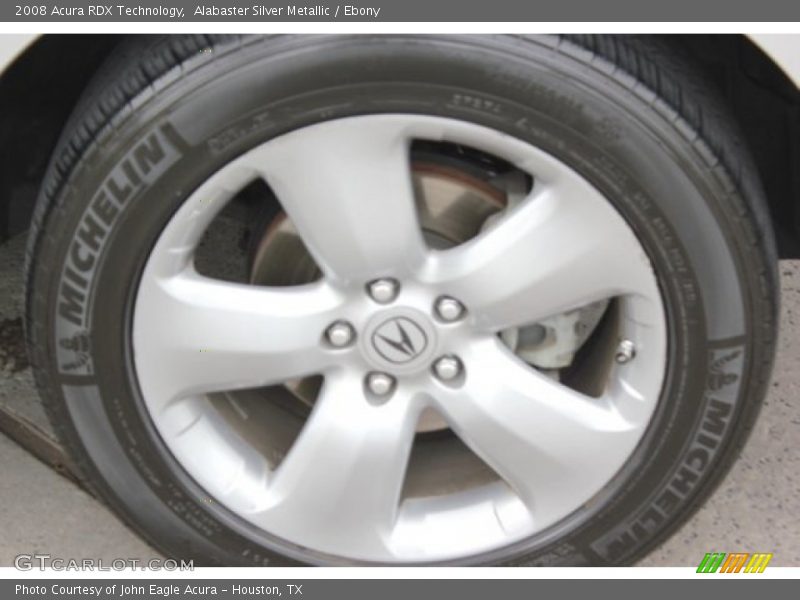 Alabaster Silver Metallic / Ebony 2008 Acura RDX Technology