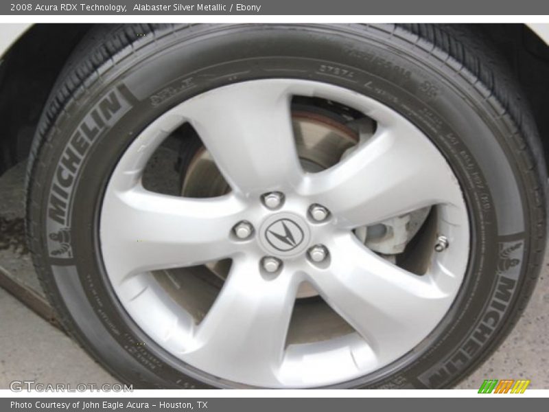 Alabaster Silver Metallic / Ebony 2008 Acura RDX Technology