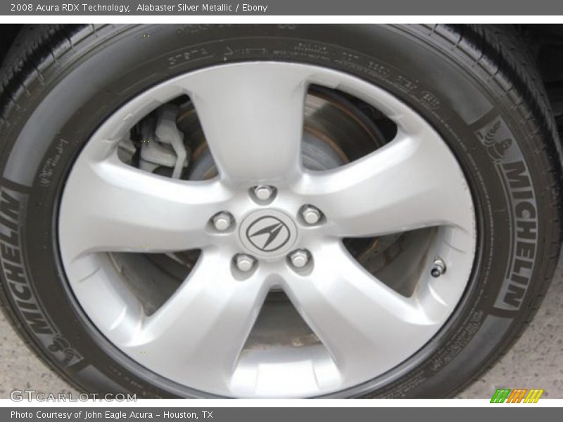 Alabaster Silver Metallic / Ebony 2008 Acura RDX Technology