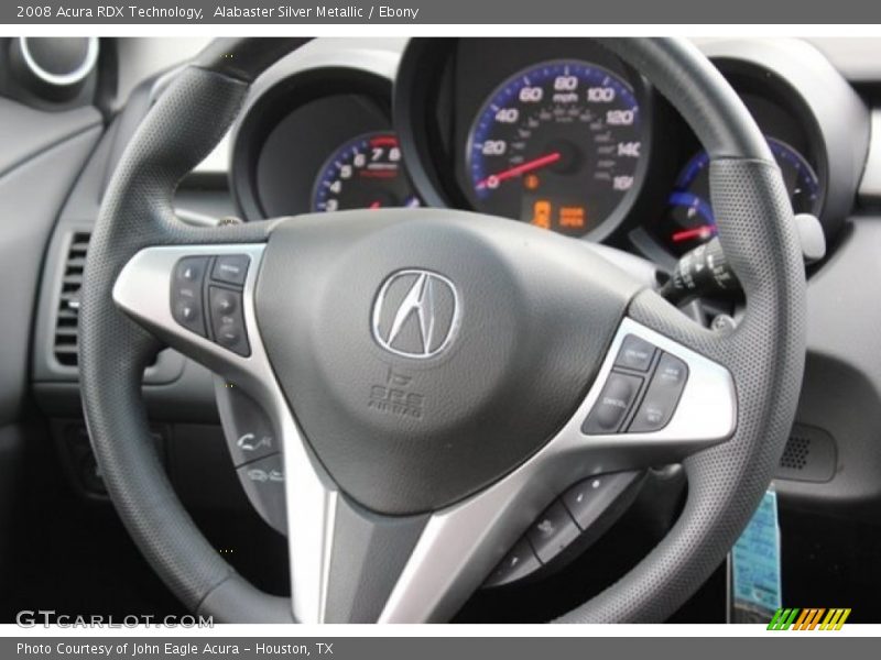Alabaster Silver Metallic / Ebony 2008 Acura RDX Technology
