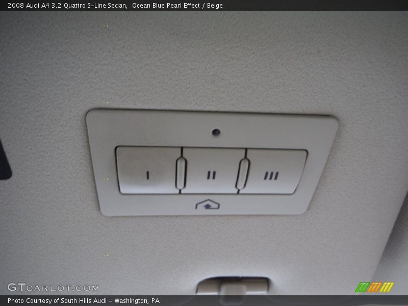 Ocean Blue Pearl Effect / Beige 2008 Audi A4 3.2 Quattro S-Line Sedan
