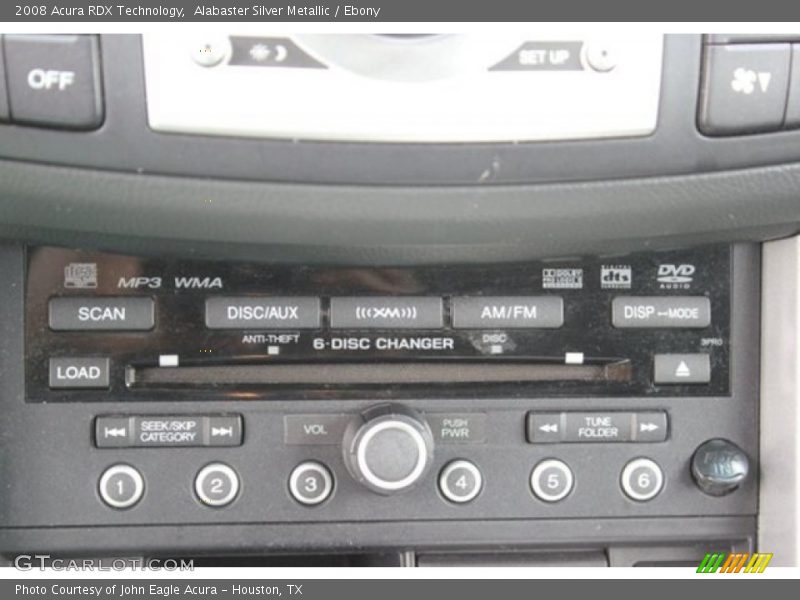 Alabaster Silver Metallic / Ebony 2008 Acura RDX Technology