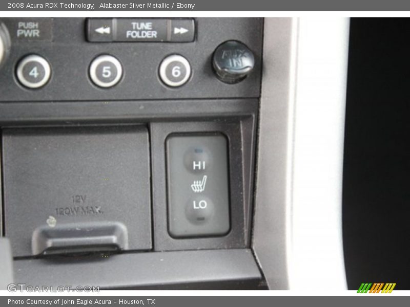 Alabaster Silver Metallic / Ebony 2008 Acura RDX Technology