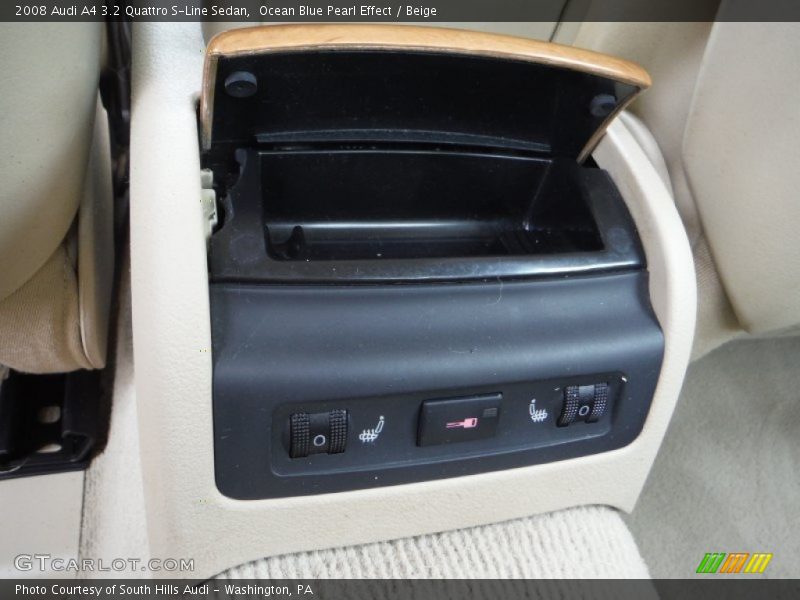 Ocean Blue Pearl Effect / Beige 2008 Audi A4 3.2 Quattro S-Line Sedan