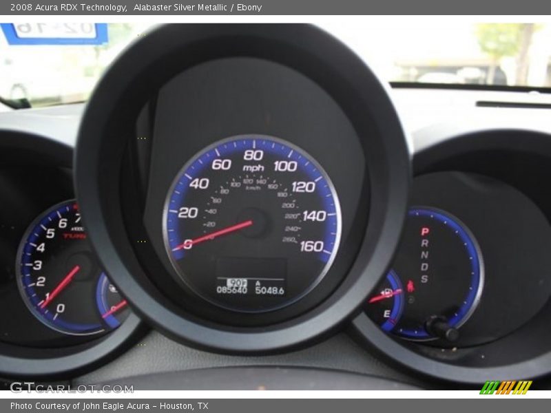 Alabaster Silver Metallic / Ebony 2008 Acura RDX Technology