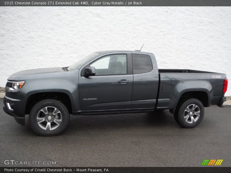  2015 Colorado Z71 Extended Cab 4WD Cyber Gray Metallic