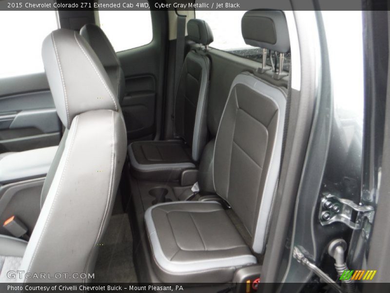 Cyber Gray Metallic / Jet Black 2015 Chevrolet Colorado Z71 Extended Cab 4WD