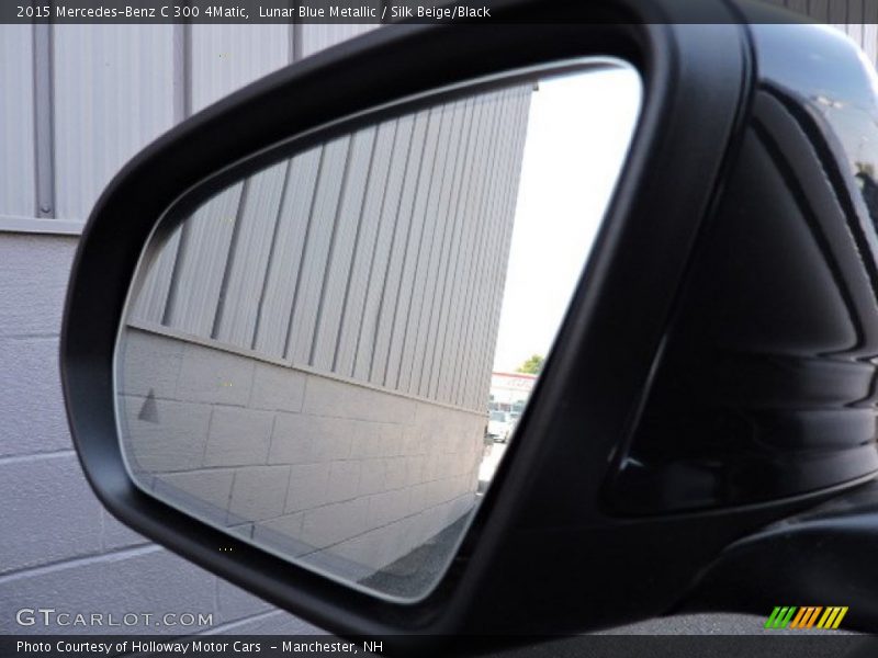Lunar Blue Metallic / Silk Beige/Black 2015 Mercedes-Benz C 300 4Matic