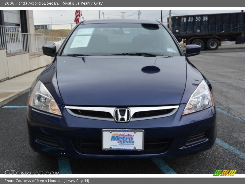 Royal Blue Pearl / Gray 2006 Honda Accord SE Sedan