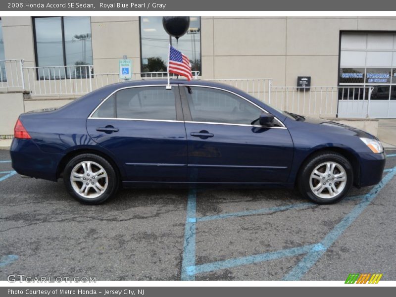 Royal Blue Pearl / Gray 2006 Honda Accord SE Sedan
