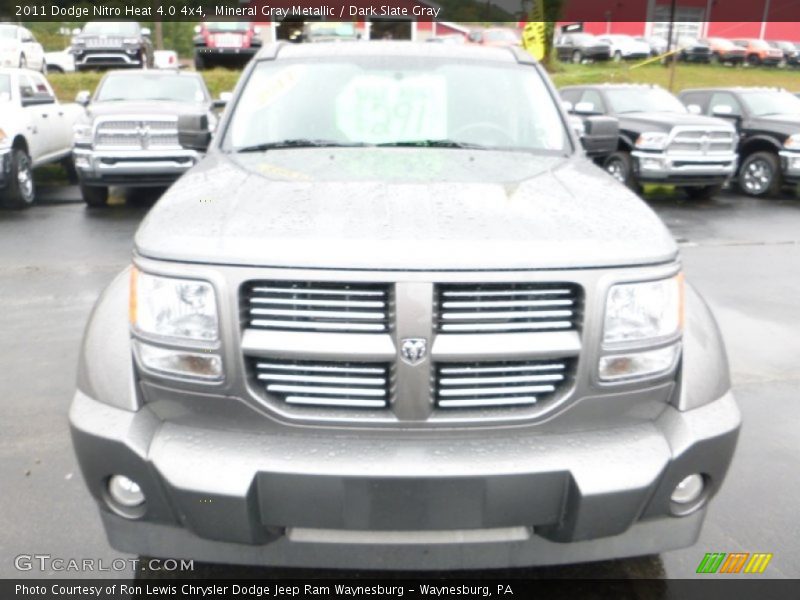 Mineral Gray Metallic / Dark Slate Gray 2011 Dodge Nitro Heat 4.0 4x4