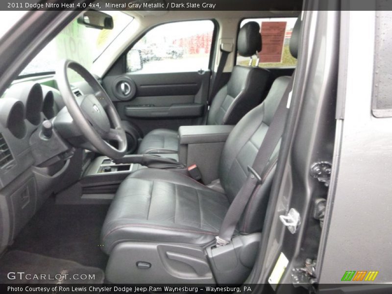 Mineral Gray Metallic / Dark Slate Gray 2011 Dodge Nitro Heat 4.0 4x4