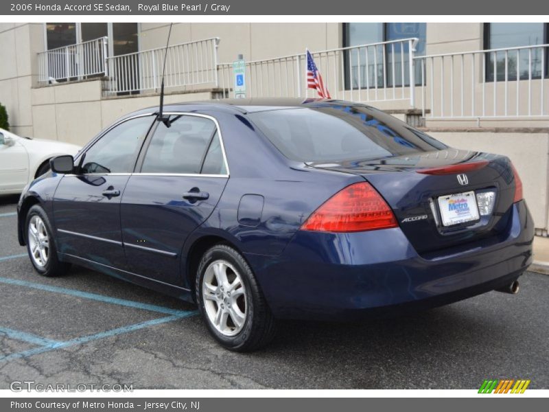 Royal Blue Pearl / Gray 2006 Honda Accord SE Sedan