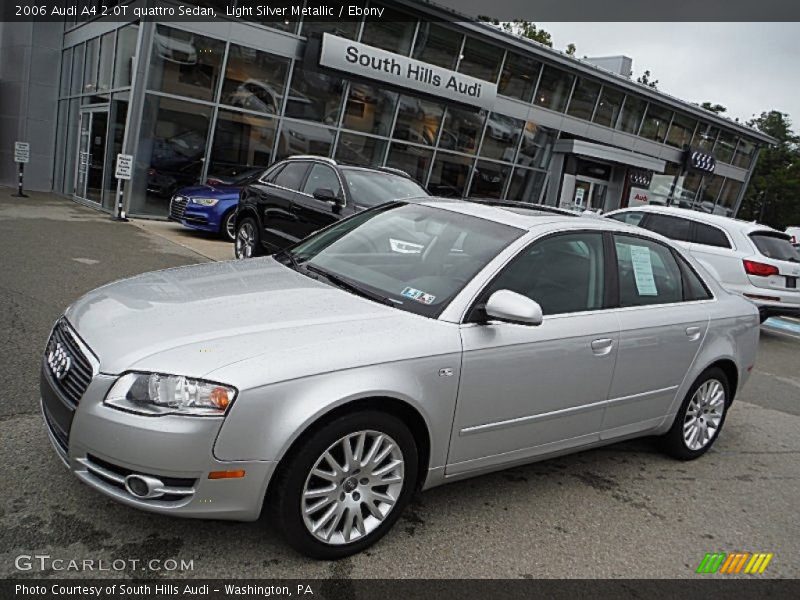Light Silver Metallic / Ebony 2006 Audi A4 2.0T quattro Sedan