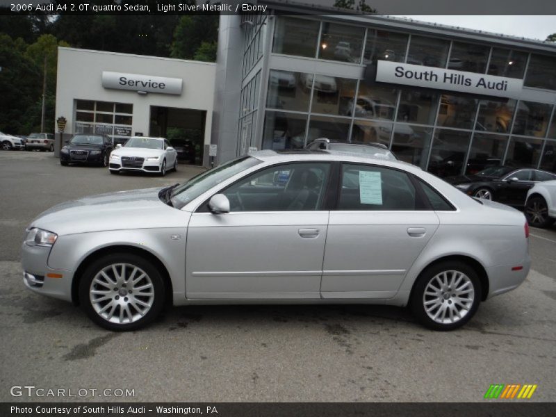 Light Silver Metallic / Ebony 2006 Audi A4 2.0T quattro Sedan