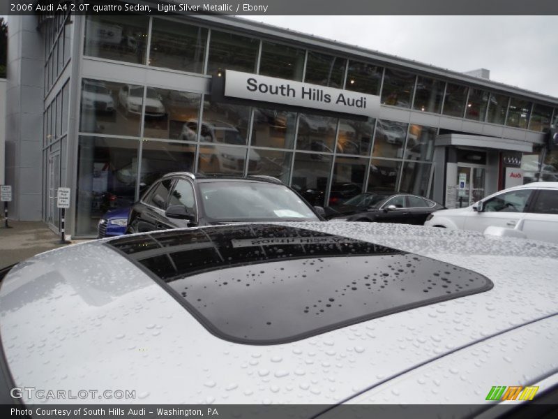 Light Silver Metallic / Ebony 2006 Audi A4 2.0T quattro Sedan