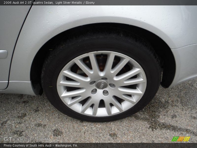 Light Silver Metallic / Ebony 2006 Audi A4 2.0T quattro Sedan