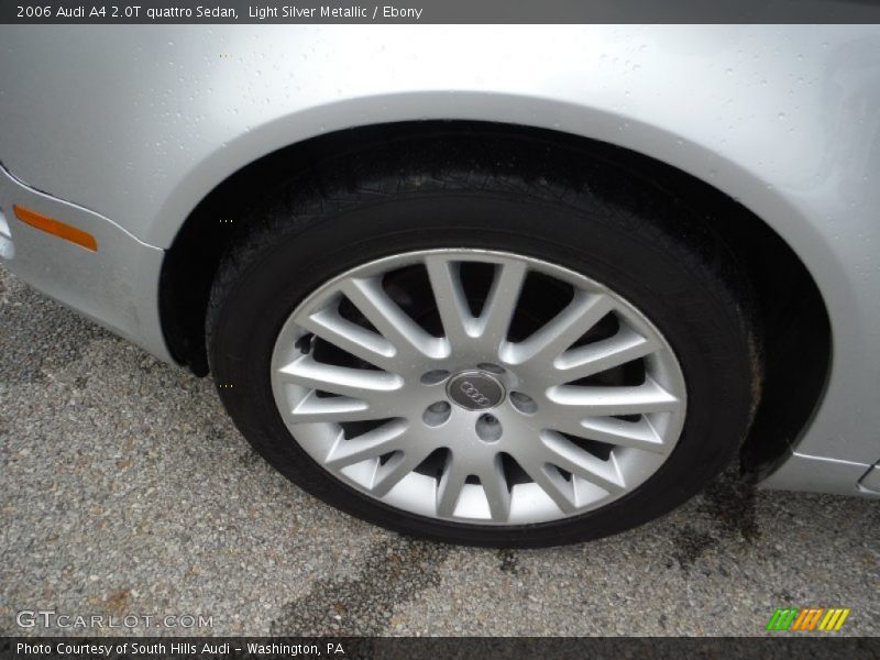 Light Silver Metallic / Ebony 2006 Audi A4 2.0T quattro Sedan