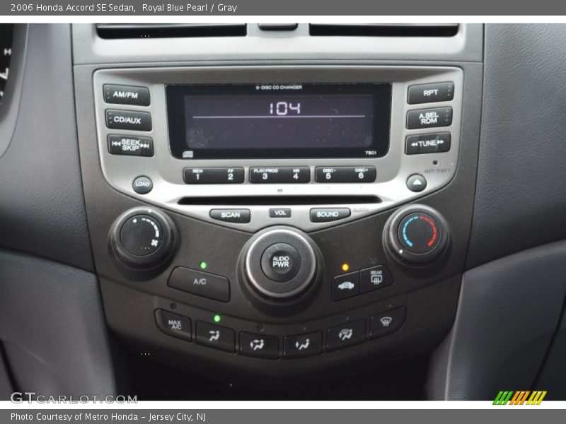 Royal Blue Pearl / Gray 2006 Honda Accord SE Sedan