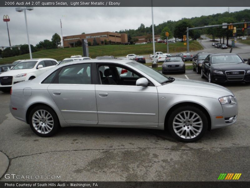 Light Silver Metallic / Ebony 2006 Audi A4 2.0T quattro Sedan