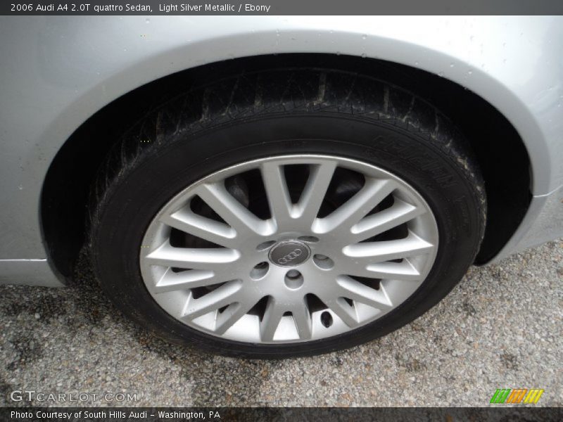 Light Silver Metallic / Ebony 2006 Audi A4 2.0T quattro Sedan