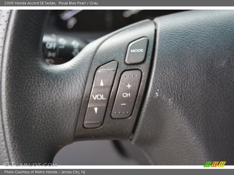 Royal Blue Pearl / Gray 2006 Honda Accord SE Sedan