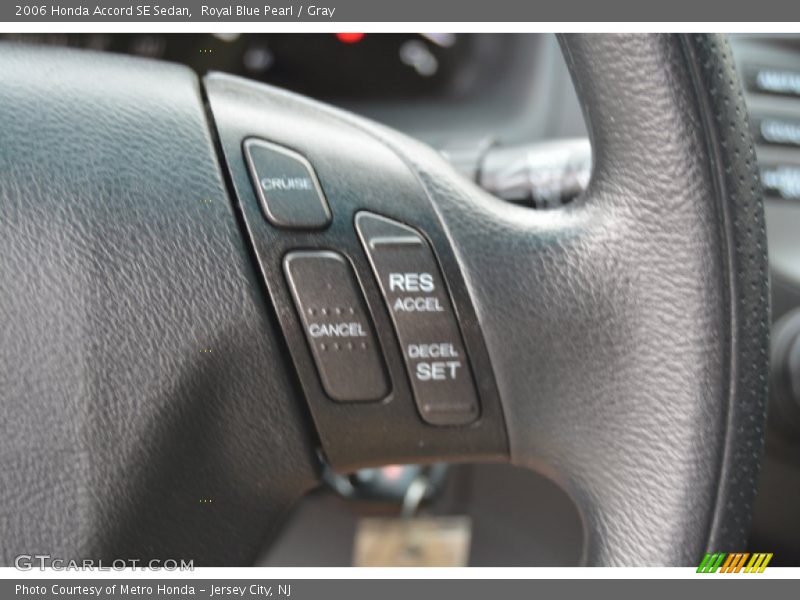 Royal Blue Pearl / Gray 2006 Honda Accord SE Sedan