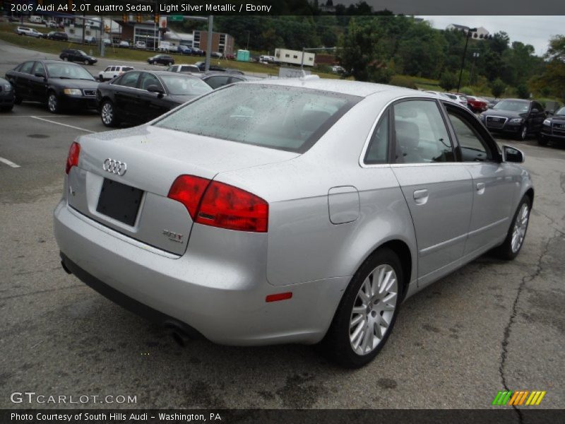 Light Silver Metallic / Ebony 2006 Audi A4 2.0T quattro Sedan