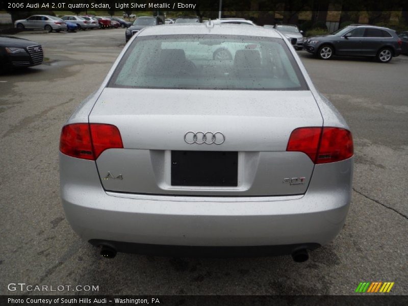 Light Silver Metallic / Ebony 2006 Audi A4 2.0T quattro Sedan