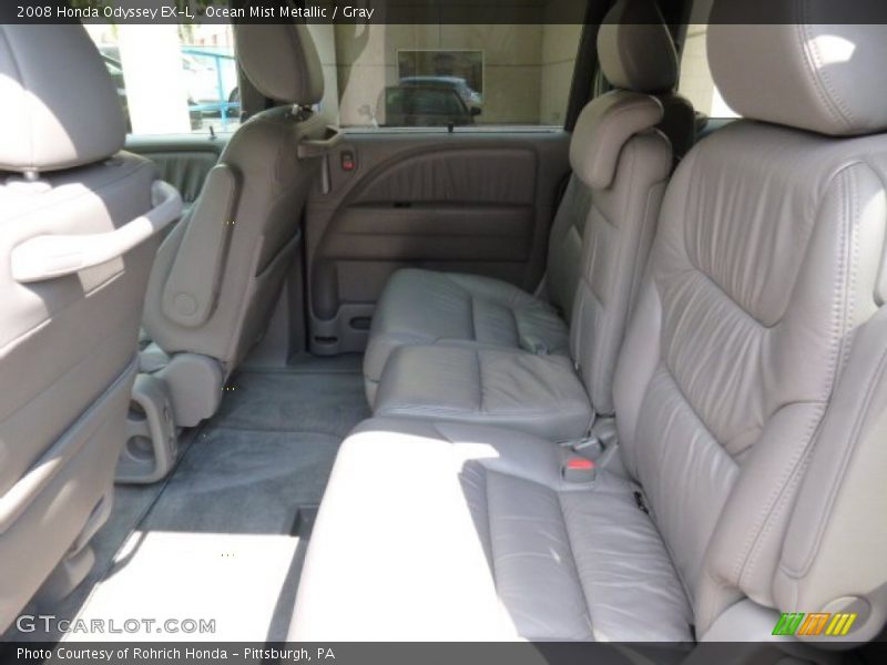 Ocean Mist Metallic / Gray 2008 Honda Odyssey EX-L