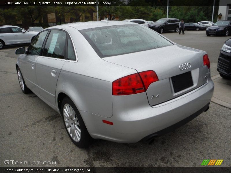 Light Silver Metallic / Ebony 2006 Audi A4 2.0T quattro Sedan
