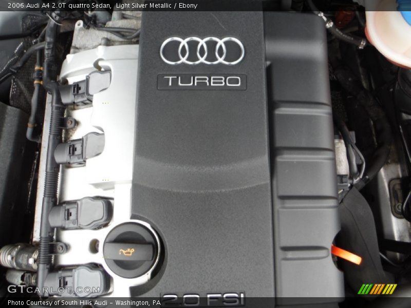 Light Silver Metallic / Ebony 2006 Audi A4 2.0T quattro Sedan
