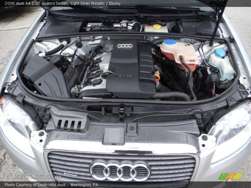Light Silver Metallic / Ebony 2006 Audi A4 2.0T quattro Sedan