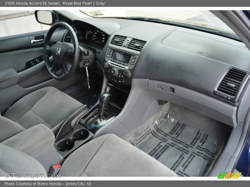 Royal Blue Pearl / Gray 2006 Honda Accord SE Sedan