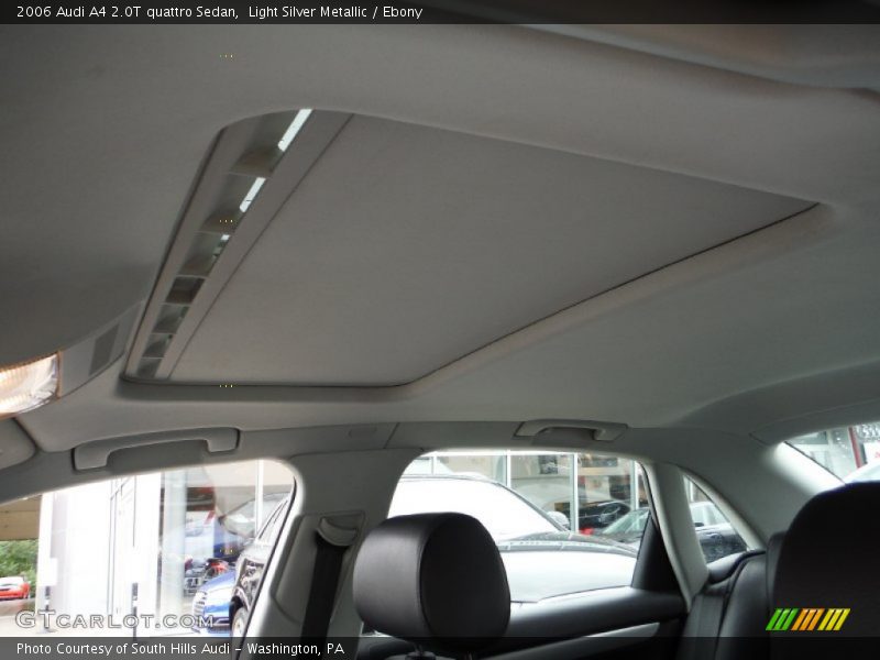 Light Silver Metallic / Ebony 2006 Audi A4 2.0T quattro Sedan
