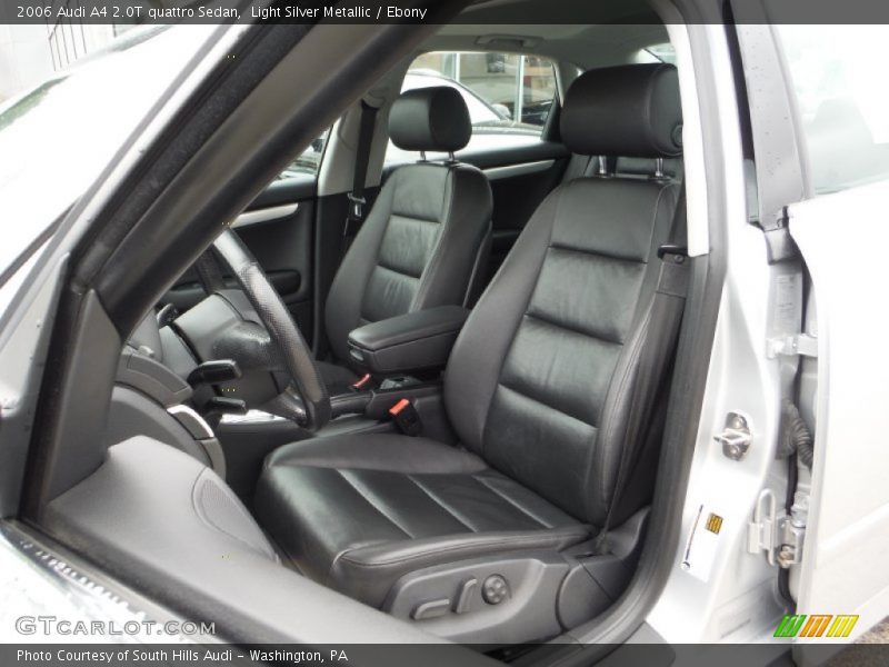 Light Silver Metallic / Ebony 2006 Audi A4 2.0T quattro Sedan