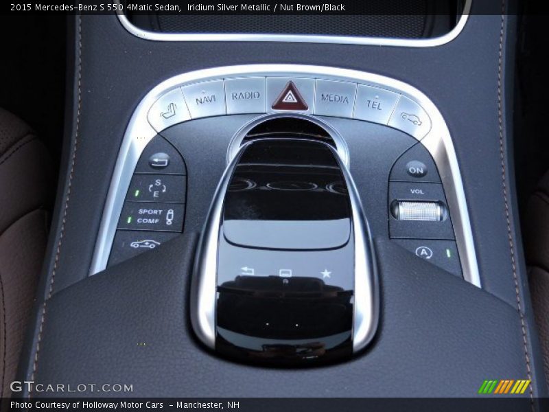 Iridium Silver Metallic / Nut Brown/Black 2015 Mercedes-Benz S 550 4Matic Sedan