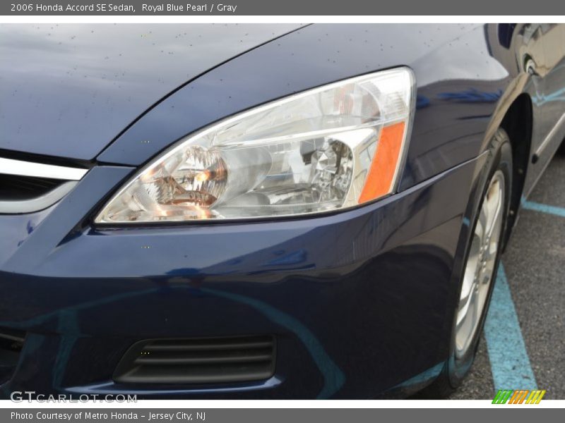 Royal Blue Pearl / Gray 2006 Honda Accord SE Sedan