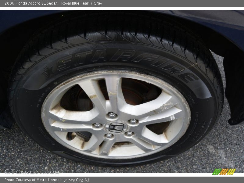Royal Blue Pearl / Gray 2006 Honda Accord SE Sedan