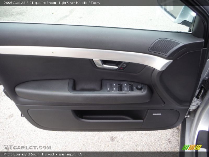 Light Silver Metallic / Ebony 2006 Audi A4 2.0T quattro Sedan
