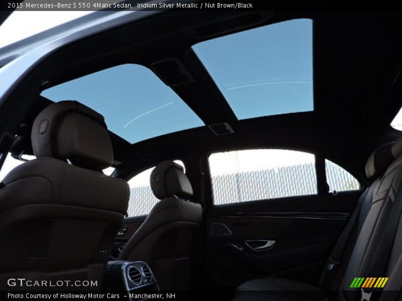 Iridium Silver Metallic / Nut Brown/Black 2015 Mercedes-Benz S 550 4Matic Sedan