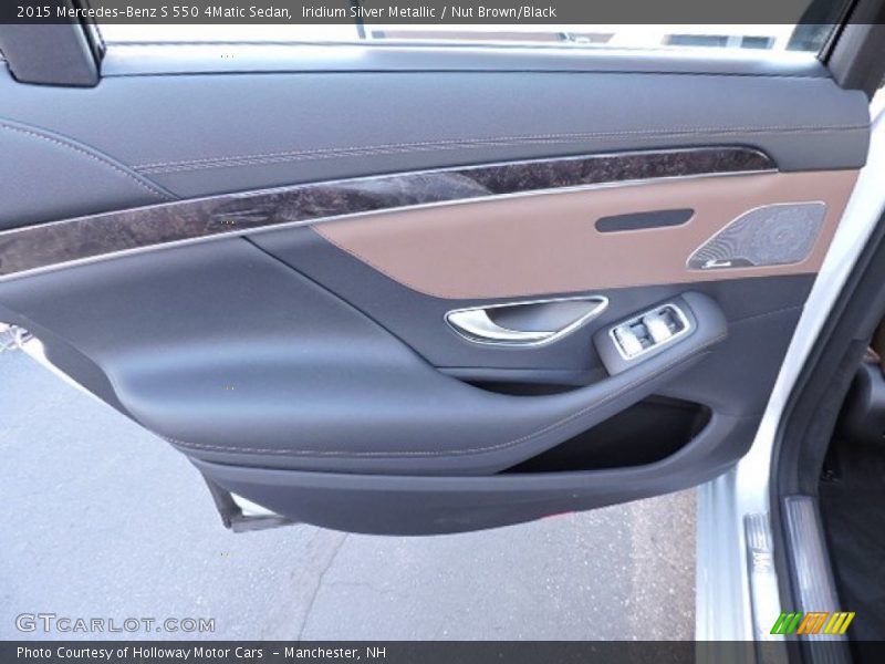 Iridium Silver Metallic / Nut Brown/Black 2015 Mercedes-Benz S 550 4Matic Sedan