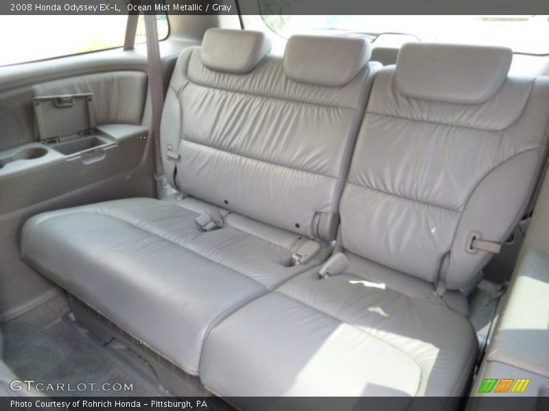 Ocean Mist Metallic / Gray 2008 Honda Odyssey EX-L