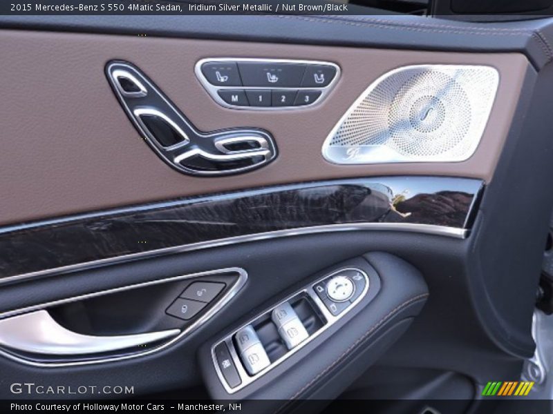 Iridium Silver Metallic / Nut Brown/Black 2015 Mercedes-Benz S 550 4Matic Sedan