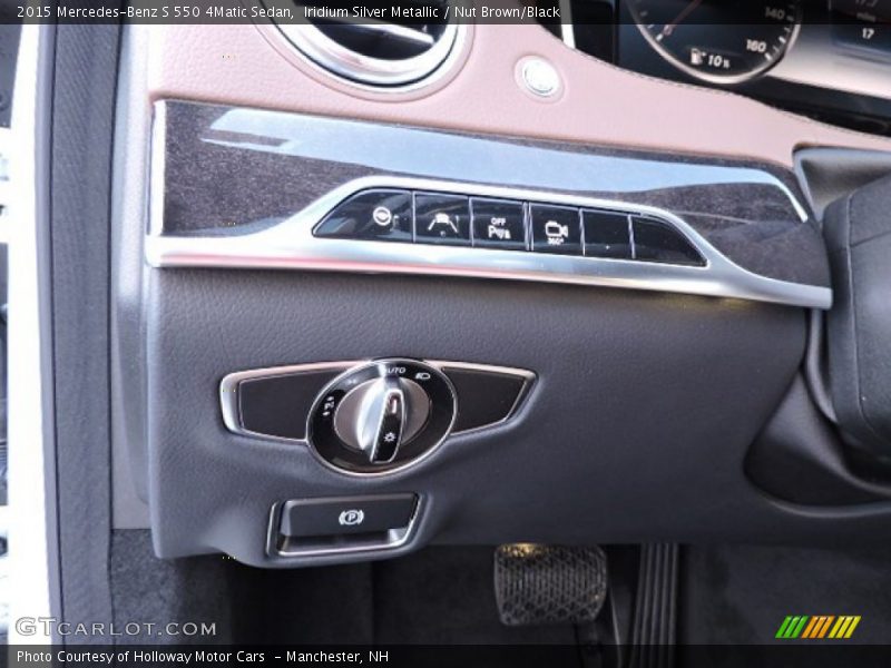 Iridium Silver Metallic / Nut Brown/Black 2015 Mercedes-Benz S 550 4Matic Sedan